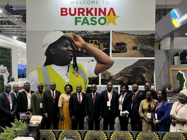 Le pavillon du Burkina Faso à Mining Indaba