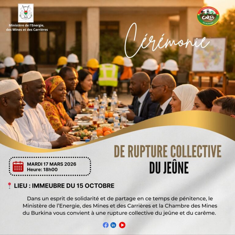 Cérémonie de rupture collective des acteurs du secteur minier