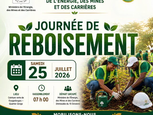 Le secteur minier se mobilise pour reverdir le Faso !